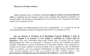 Tensions à la Réunion: Nassimah Dindar appelle le Premier ministre à l'aide