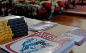 Des apprentis militaires sensibilisés aux addictions et aux greffes d'organes
