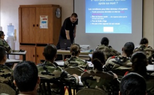 Des apprentis militaires sensibilisés aux addictions et aux greffes d'organes