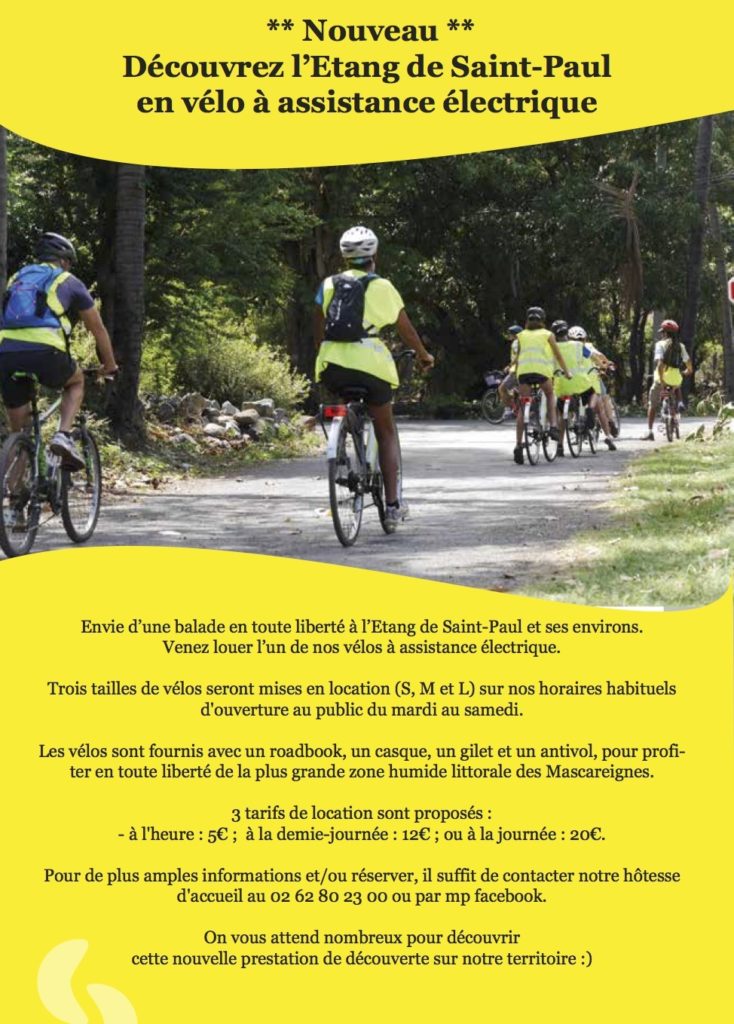 Retrouvez les animations des vacances pour le mois de janvier 2021 à l’Étang de Saint-Paul !