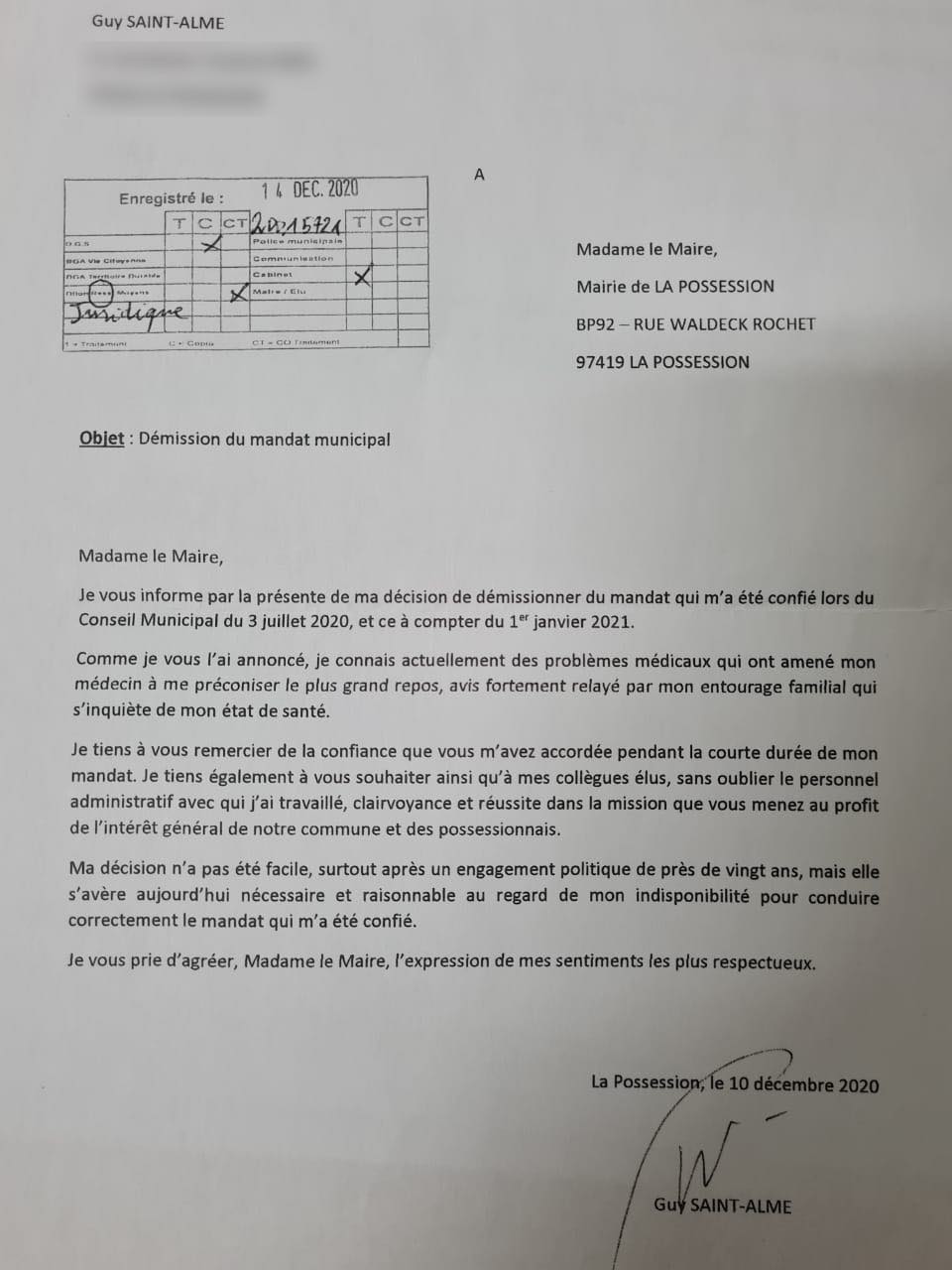 Deux élus de Vanessa Miranville démissionnent