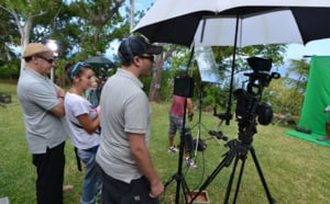 Tournage d'une série à la Réunion : Retour en images