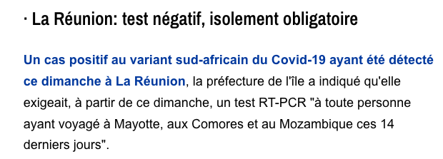 Pierrot Dupuy - Après avoir été l'île aux requins, La Réunion désormais cataloguée d'île au variant sud-africain