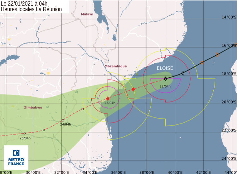 Le Mozambique sous la menace d'Éloïse