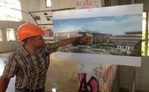 Extension de l'Hôtel de Région: Encore un an de travaux