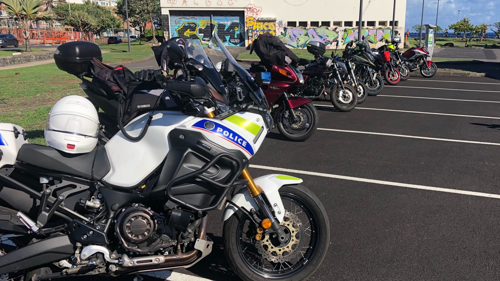 Les policiers font une grande opération de prévention pour les motards