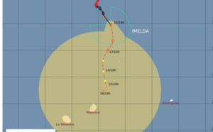 La tempête tropicale modérée Imelda devrait encore baisser en intensité