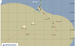 Imelda, forte tempête tropicale à 560 km de La Réunion