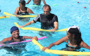 La piscine du Chaudron à l'heure du handi aquatik