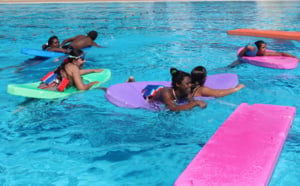 La piscine du Chaudron à l'heure du handi aquatik