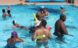 La piscine du Chaudron à l'heure du handi aquatik