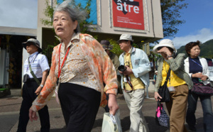 Des croisiéristes japonais à la découverte de la Réunion: Retour en images