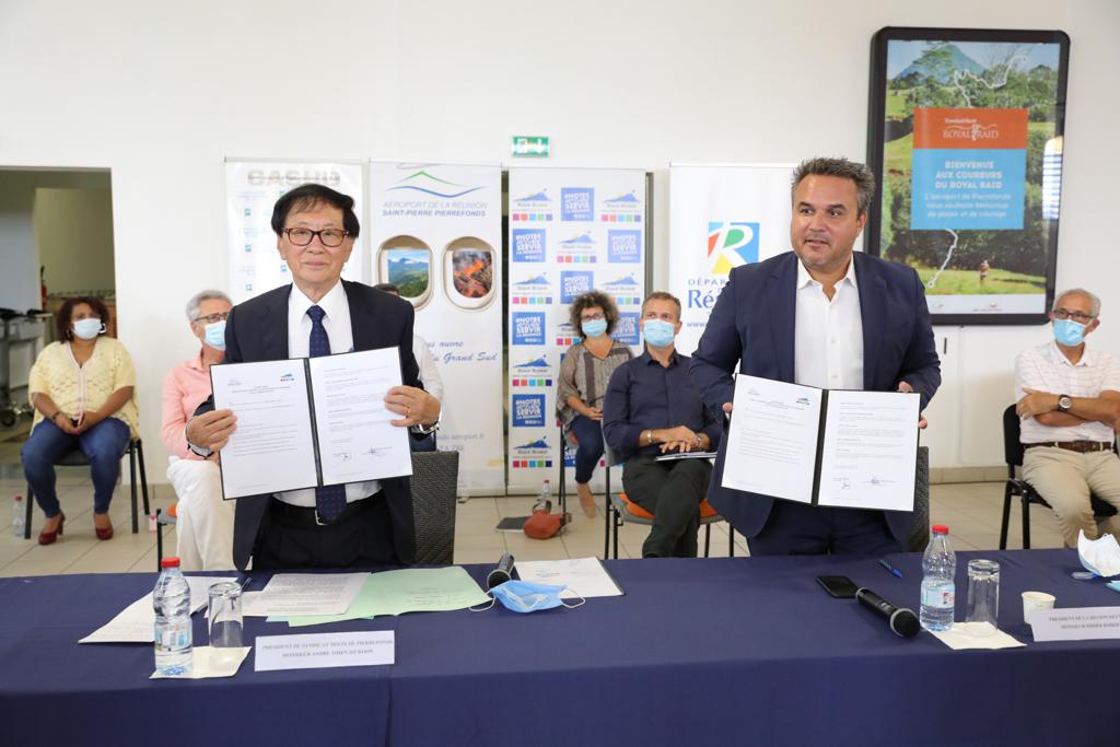 Signature de la convention cadre entre la Région et le Syndicat Mixte de Pierrefonds