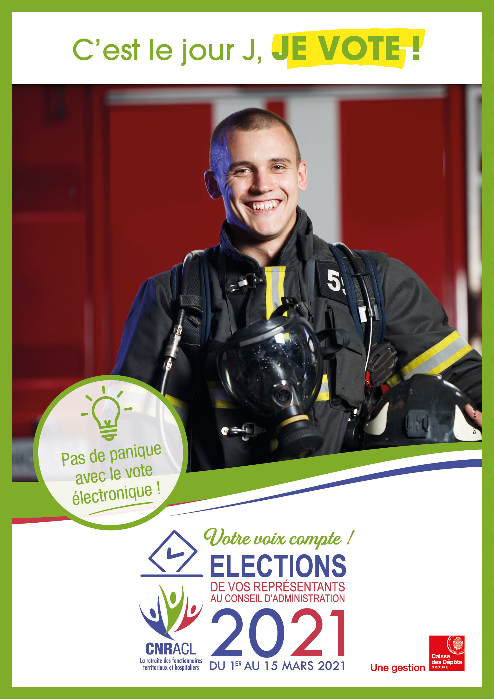 Jusqu’au 15 Mars, je vote CFE-CGC pour les élections à la CNRACL !