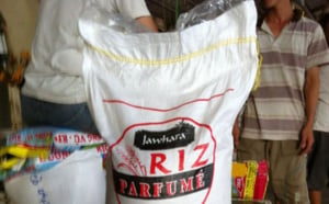 Le riz de la coopérative arrive à bon port