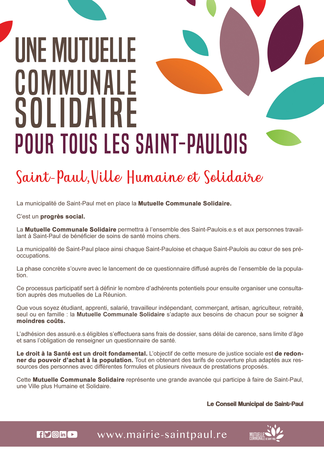 Mutuelle Communale Solidaire : un questionnaire pour mieux connaître vos attentes