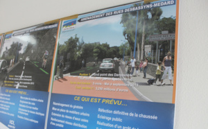 C'est parti pour 10 mois de travaux à la Rivière des Pluies