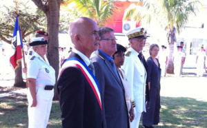 Cérémonie de commémoration du 8 mai 1945 à Sainte-Clotilde
