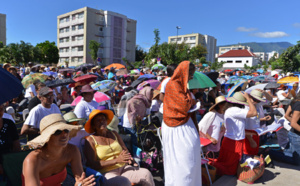 Des milliers de fidèles rassemblés au Chaudron pour la messe de la Pentecôte