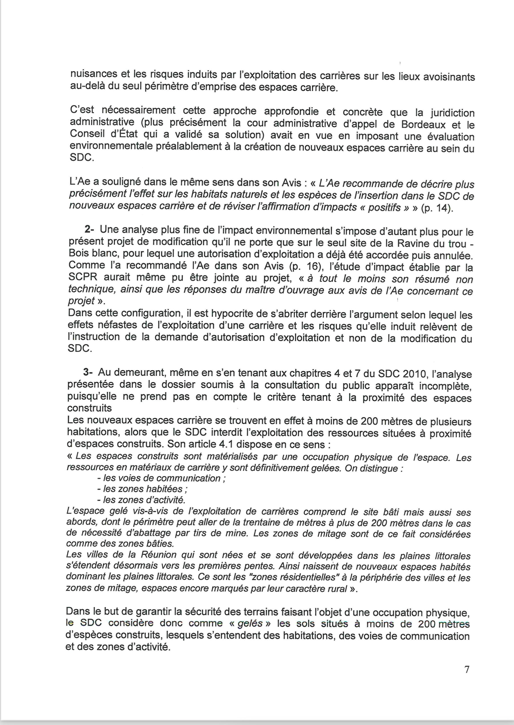 St-Leu confirme son opposition à la carrière de Bois Blanc