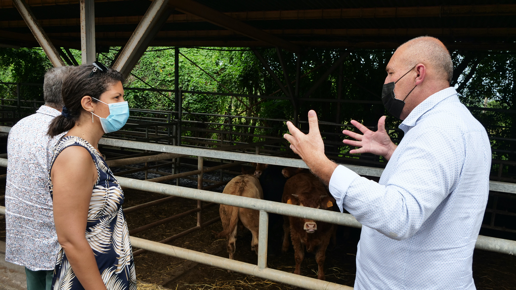 Vanessa Miranville à la rencontre du monde agricole réunionnais