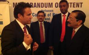 Didier Robert rencontre les hauts représentants de l'Etat du Tamil Nadu en Inde