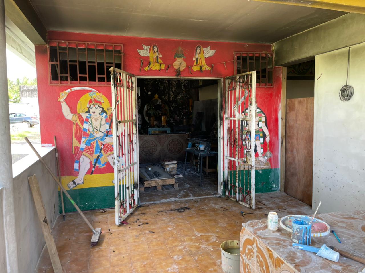 Un temple hindou vandalisé dans la nuit à Saint-André