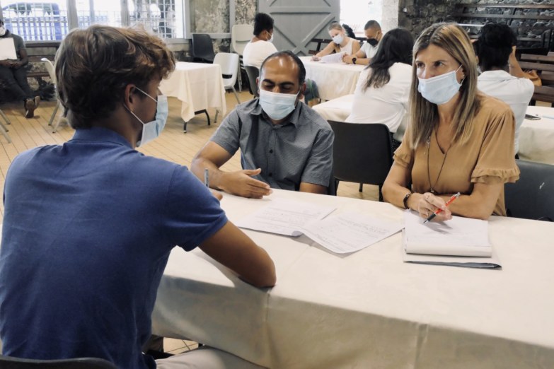 Les futurs stagiaires de l’École de la 2ème Chance recrutés à Saint-Paul