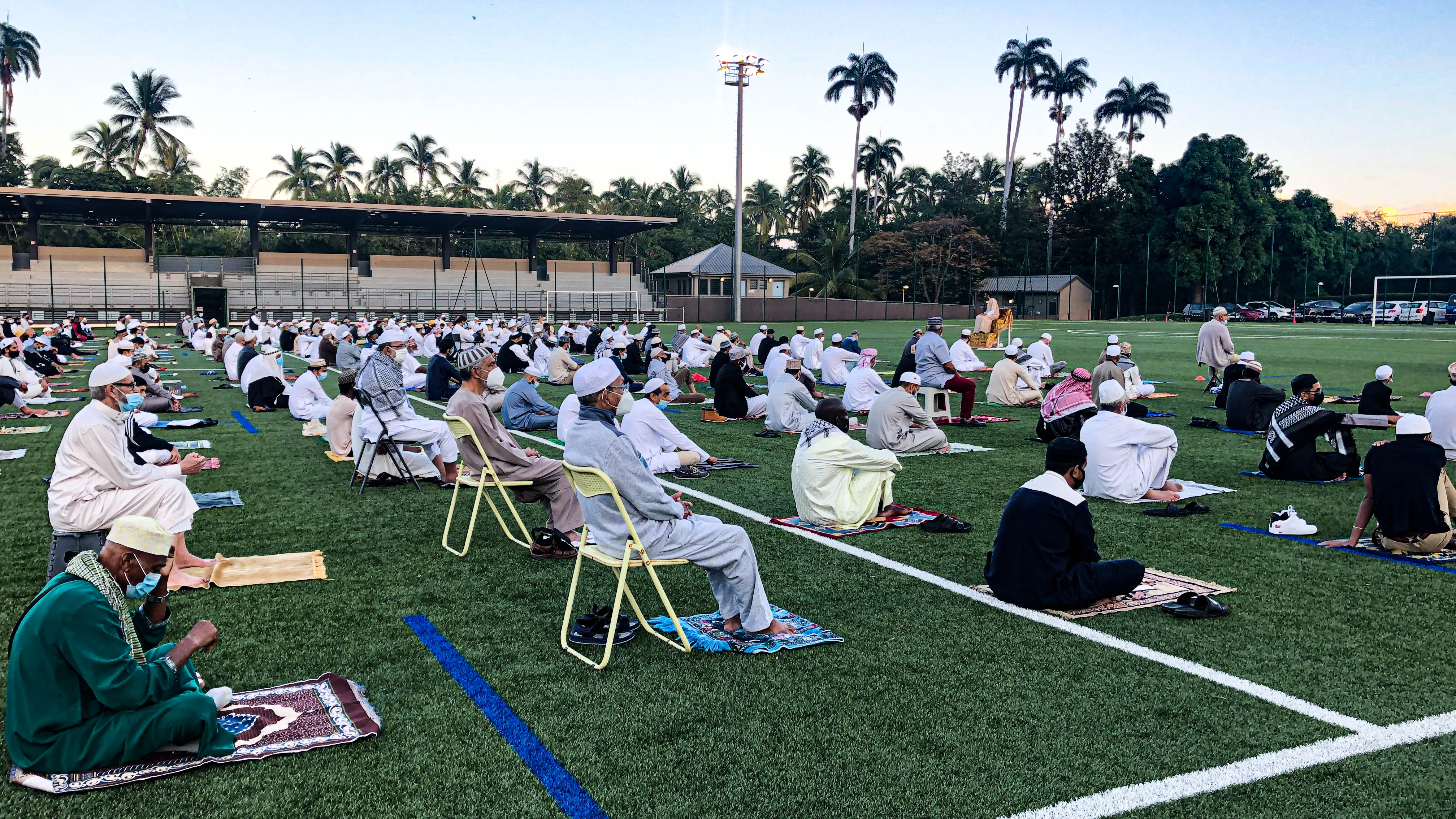 Les musulmans réunis à Saint-Paul pour la prière de l'Eid
