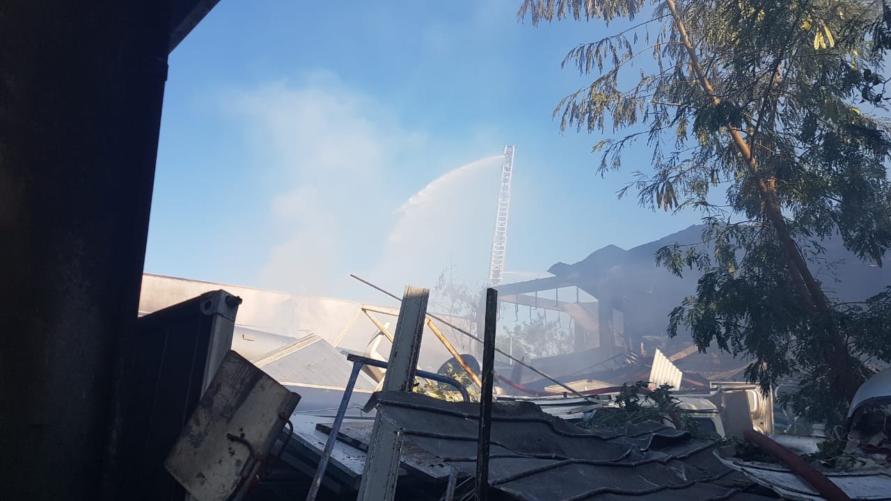 Incendie au Port