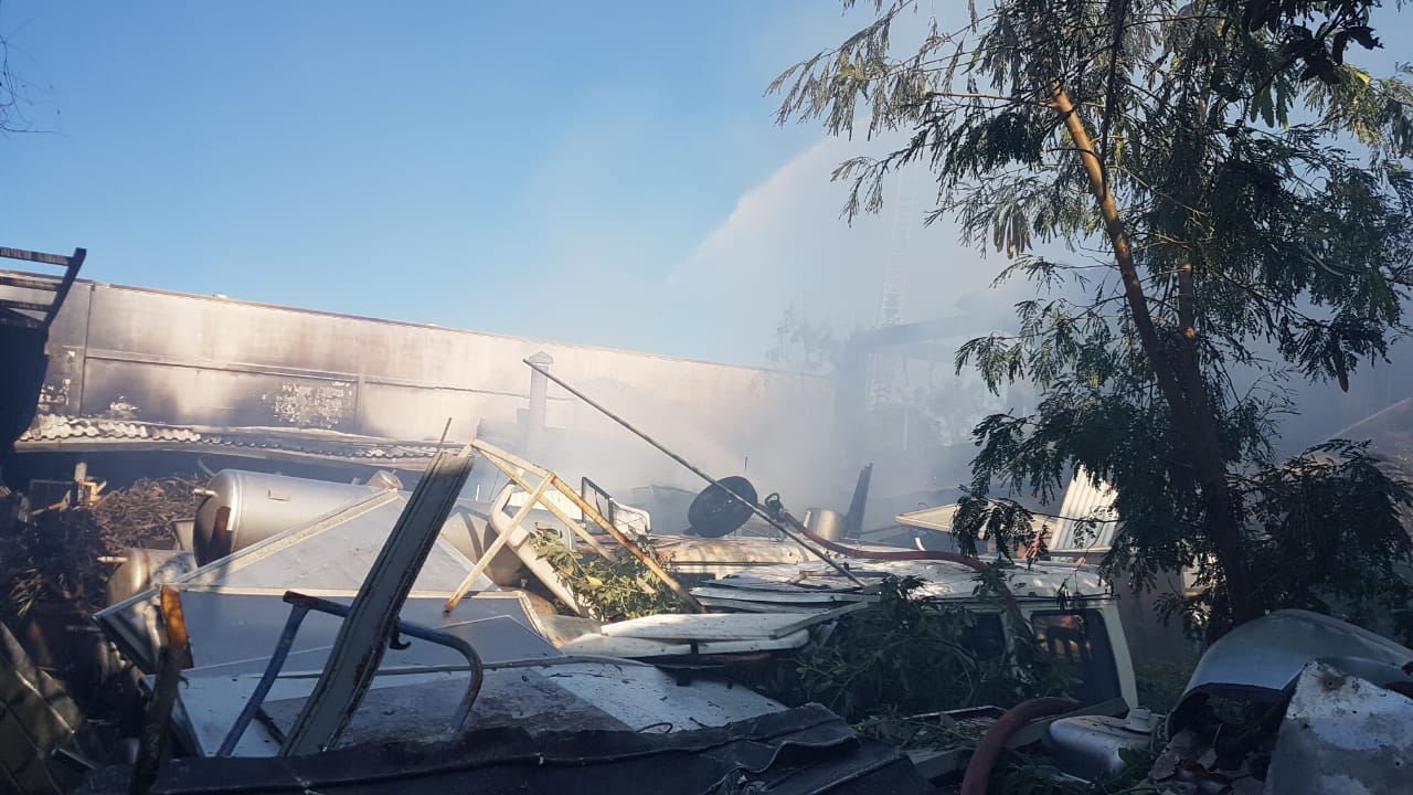 Incendie au Port