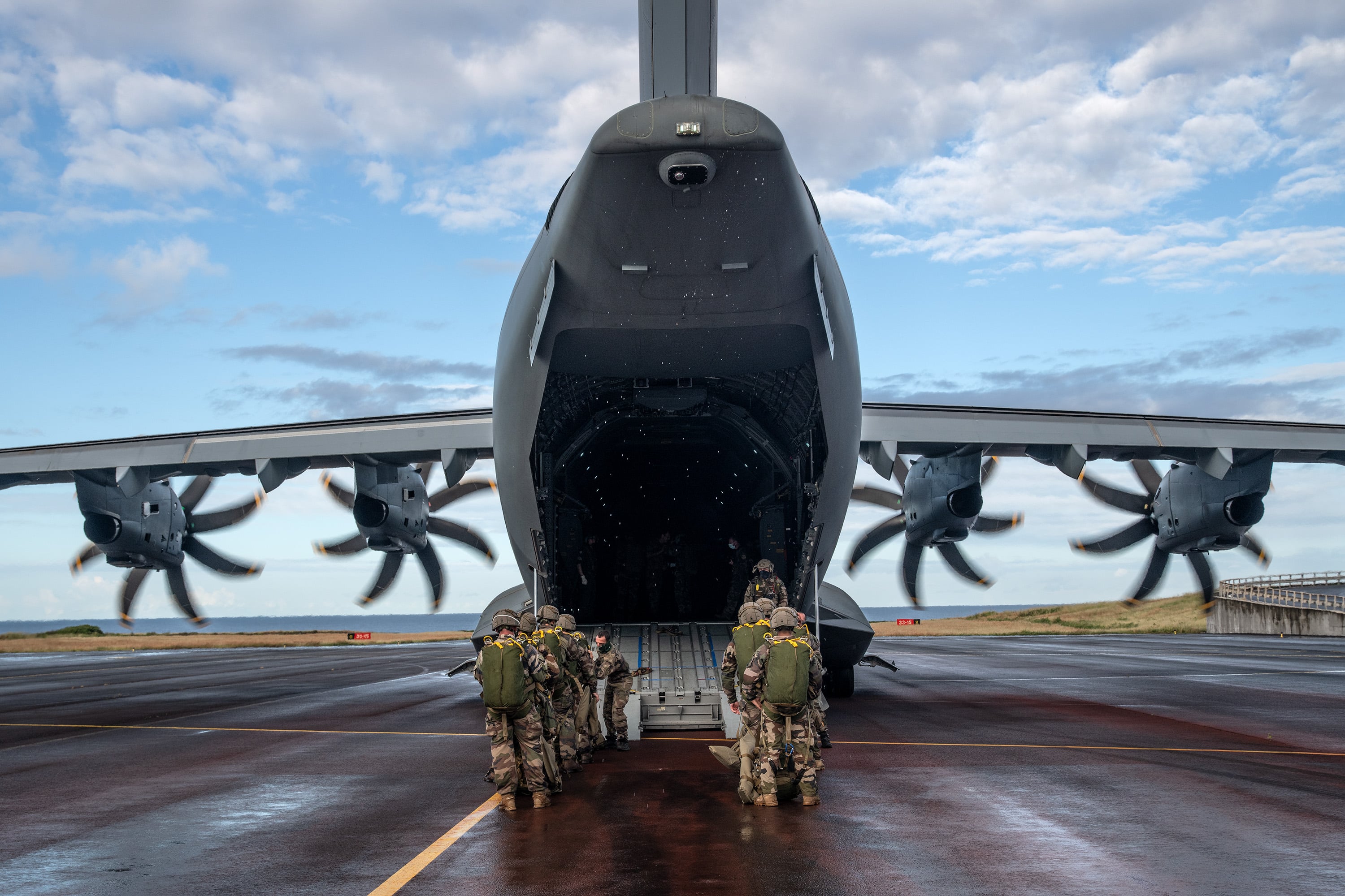L’avion A400M à La Réunion