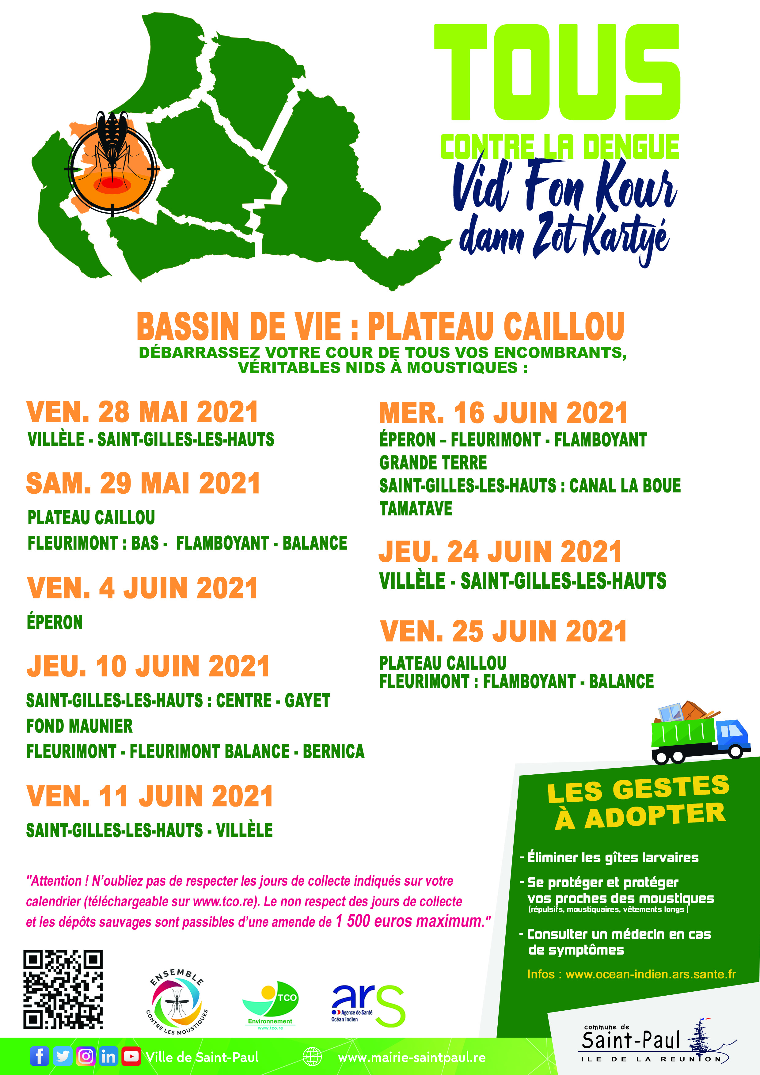 Dengue: la Ville de Saint-Paul organise la toute première opération de la saison  