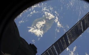 La Réunion vue de l'espace