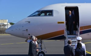 Accueil protocolaire pour la venue du président de la République des Seychelles