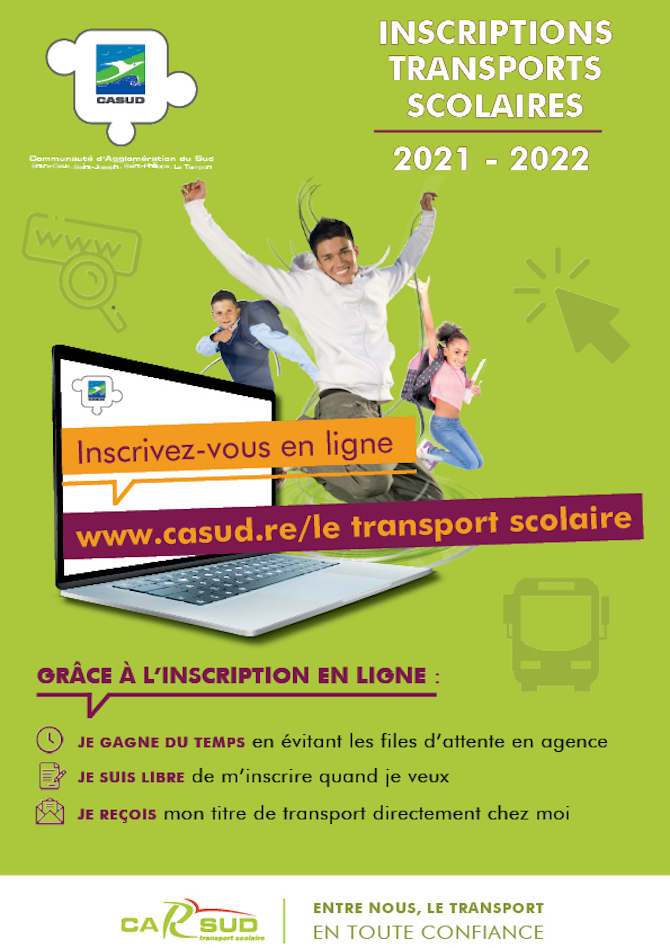 Transports scolaires : Inscriptions à partir du 21 juin en ligne et du 28 juin en agence