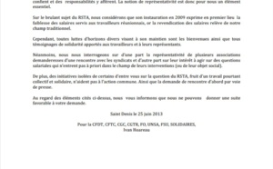 Comment les syndicats ont torpillé le combat pour le maintien du RSTA...