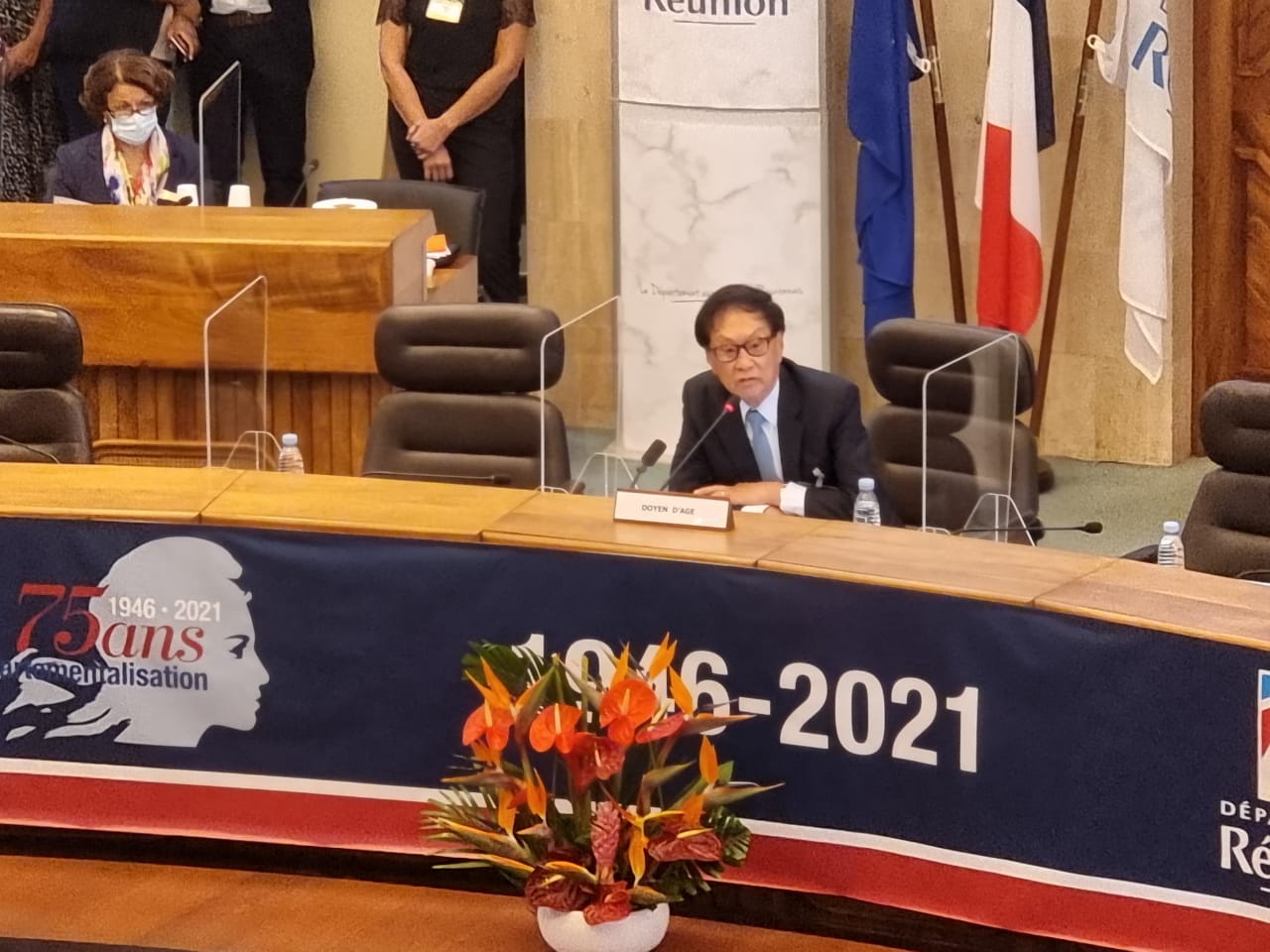 Revivez la réélection de Cyrille Melchior comme président du Département