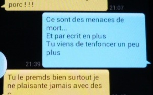 Samuel Mouen menace Pierrot Dupuy de mort