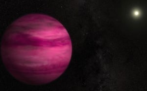 Une exoplanète rose découverte à 57 années-lumière de notre Terre