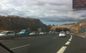 St-Paul: Accident dans un tunnel de la route des Tamarins
