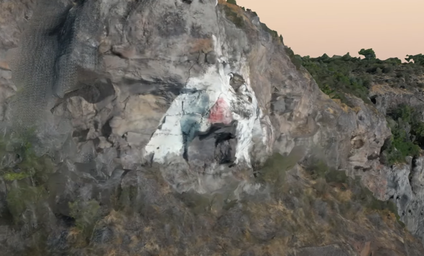 14-Juillet : Le Cap la Marianne modélisé en 3D