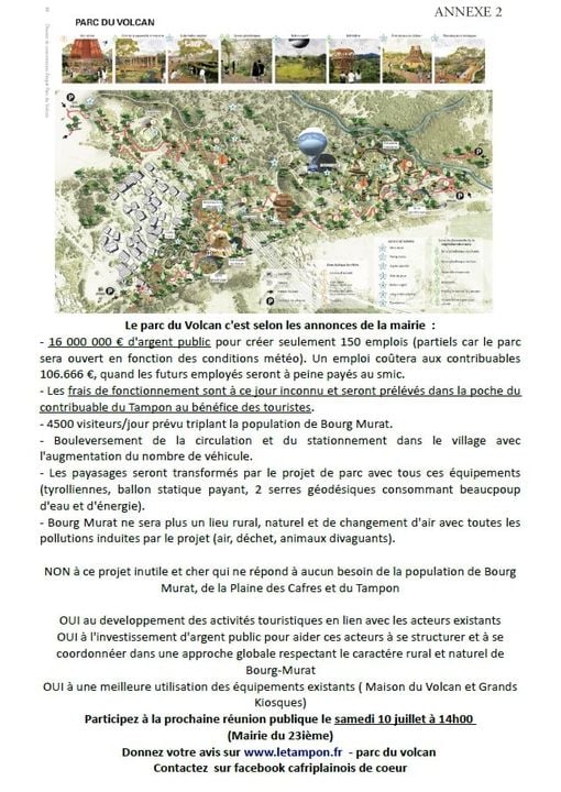 Projet du Parc du Volcan : Le collectif