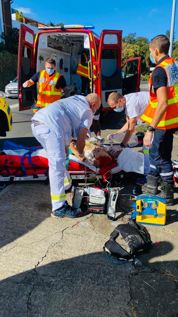 La Plaine St-Paul : Le cycliste victime d'une crise cardiaque sauvé par deux anges gardiens