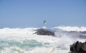 La houle frappe le Sud