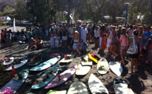 L'adieu des surfeurs à Jean-Baptiste Boudet