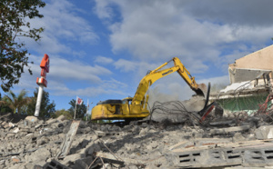 Retour en images sur la démolition de l'immeuble Hassanaly au Chaudron