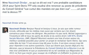 Nassimah Dindar candidate à Saint-Denis ?