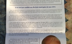 Petite-Ile : Dans un tract, Guito Ramoune annonce qu'il ne sera pas candidat 