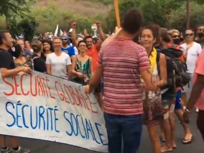 Mobilisation contre le pass sanitaire : Des manifestants également rassemblés à St-Paul et St-Leu